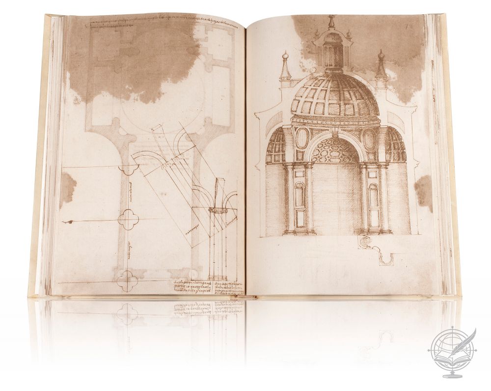 Open facsimile book showing an inner double page. High-quality facsimile production by Incipit Manuscript.