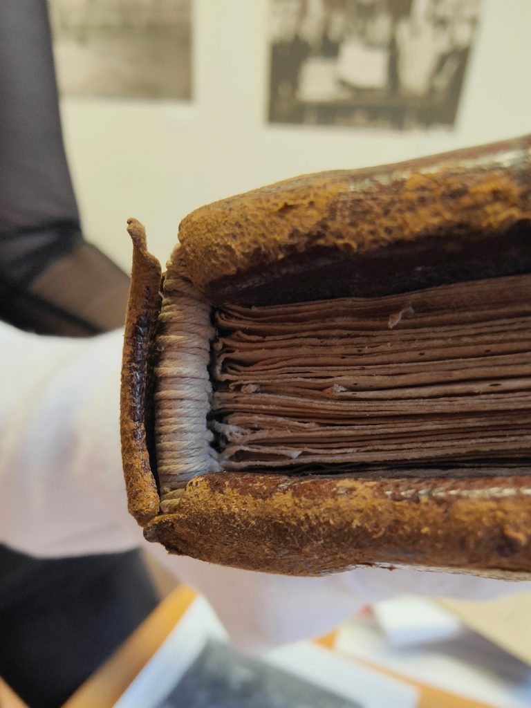 A headband of a old manuscript